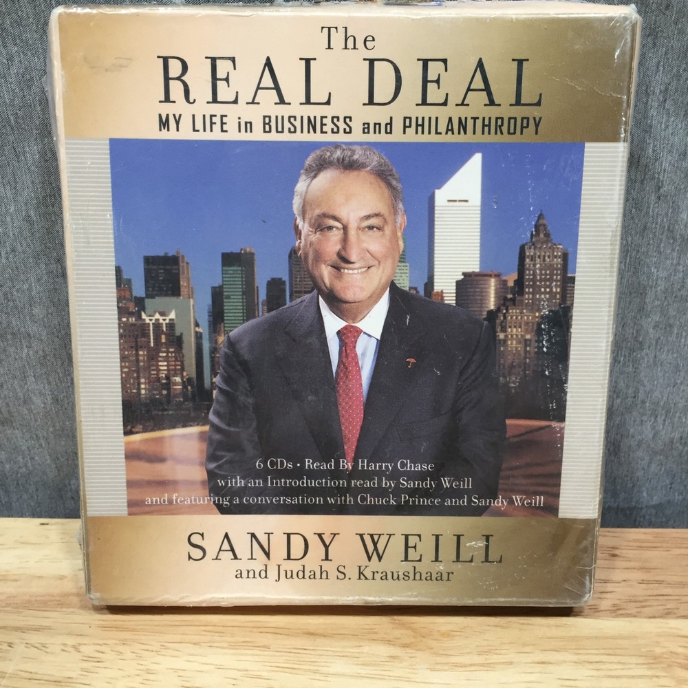 Hachette Audio The Real Deal Sandy Weill 6 CD Audiobook